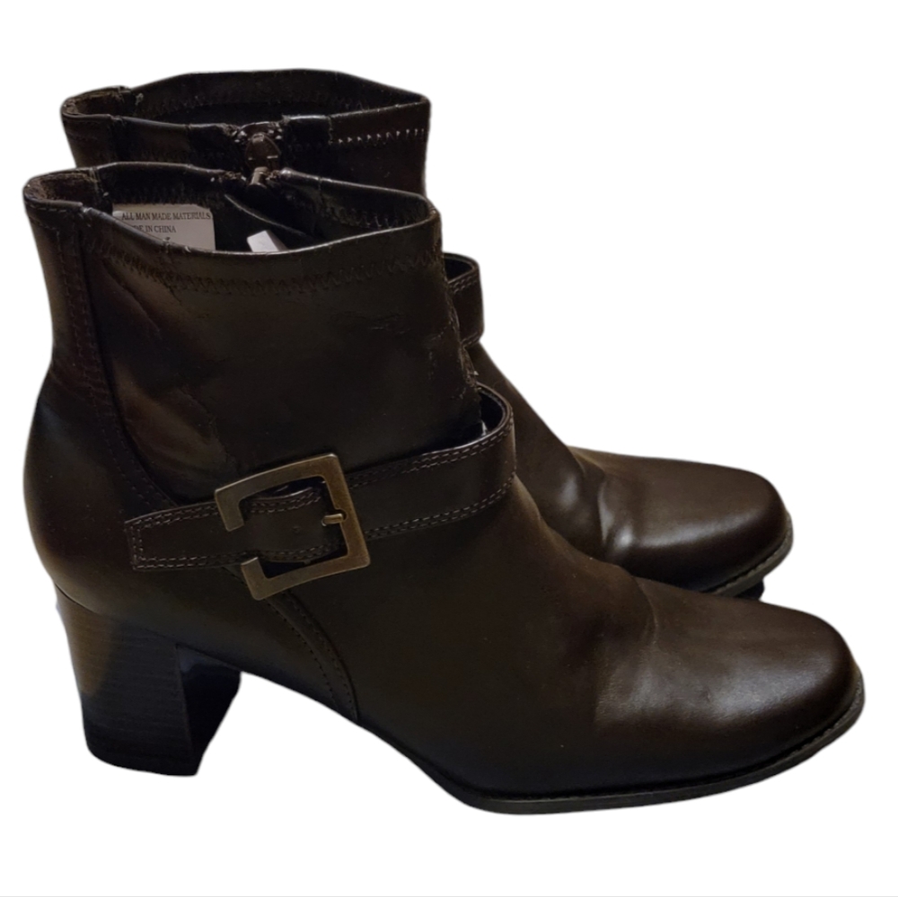 Nickels Sandra Moka Boots Buckle Brown - Size 10M